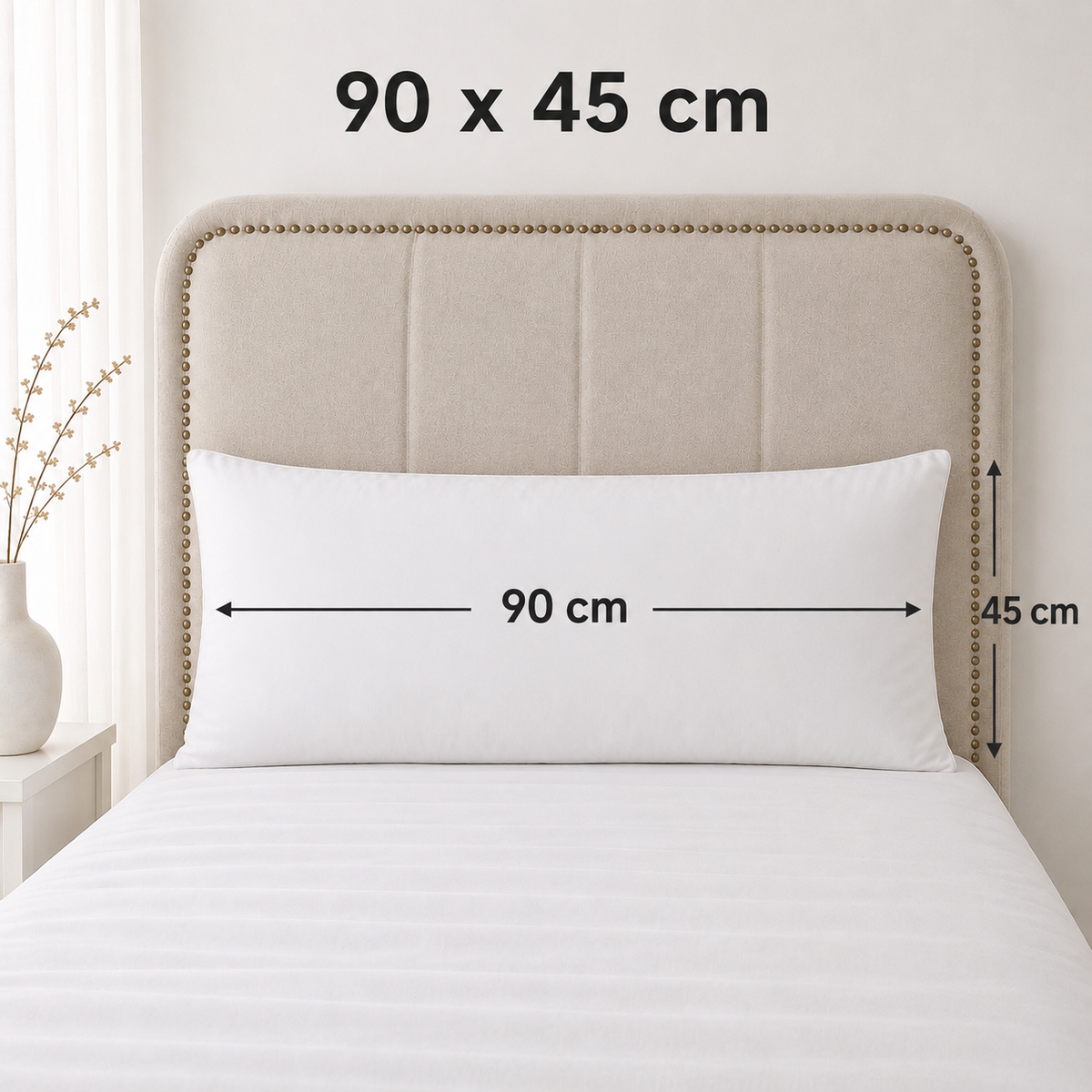 Protector de Almohada Impermeable con Cremallera, Exterior 100% Algodón, Transpirable y Antiácaros