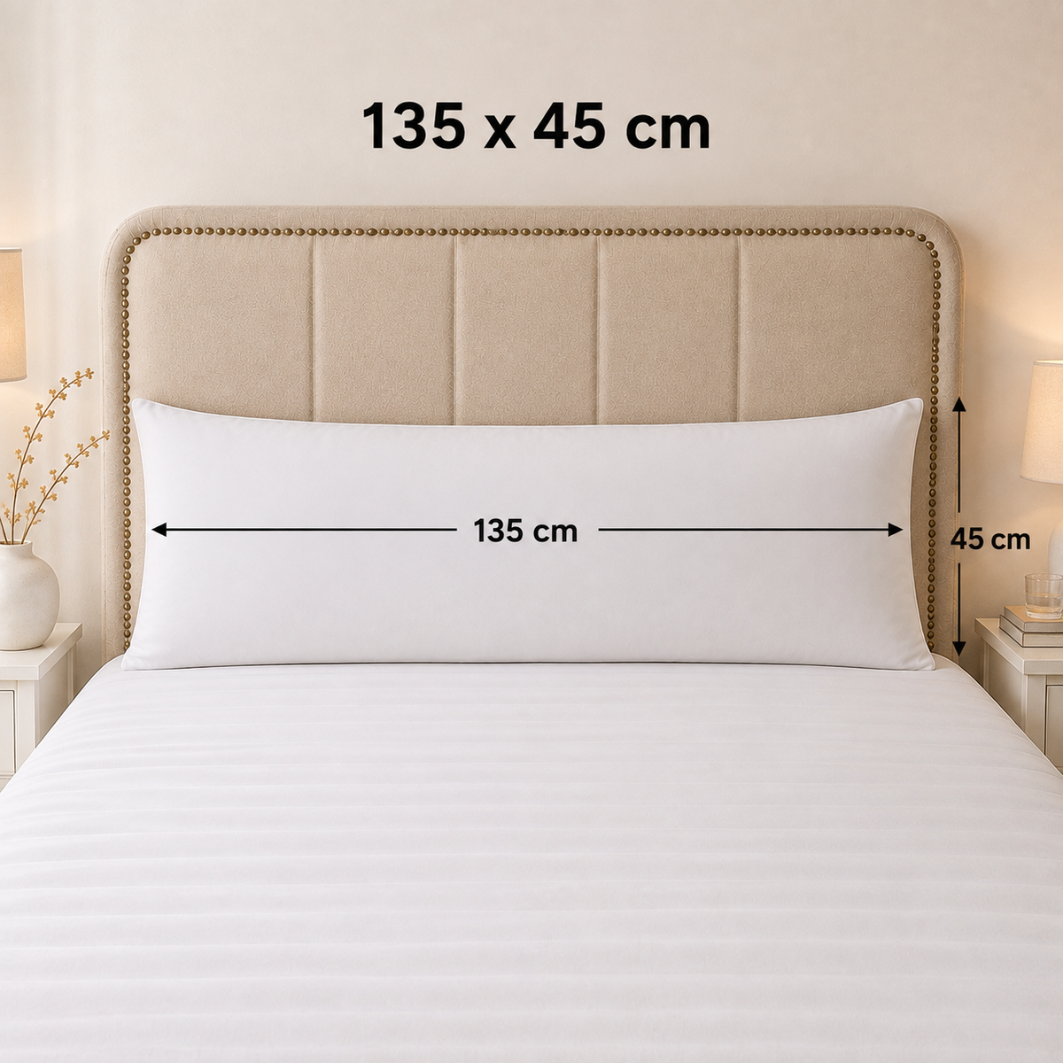 Protector de Almohada Impermeable con Cremallera, Exterior 100% Algodón, Transpirable y Antiácaros