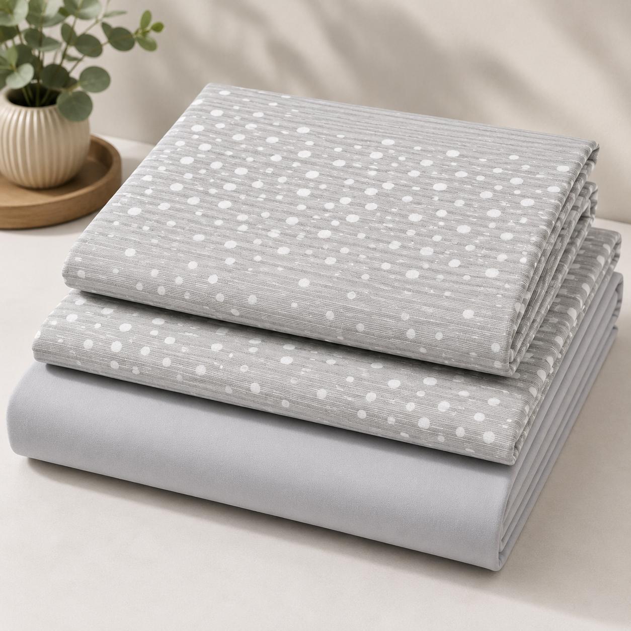 Juego de sábanas 3 piezas microfibra Lucía Gris
