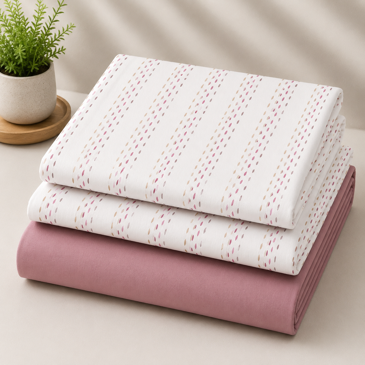 Juego de sábanas 3 piezas microfibra Eclipse Rosa