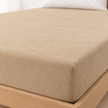 Sábana bajera ajustable de coralina cálida y suave para invierno, para colchones de hasta 30 cm de altura, camas de 90, 105, 135, 150 y 180 cm