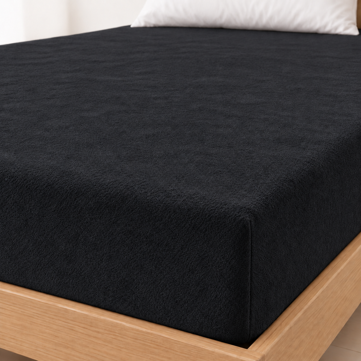 Sábana bajera ajustable de coralina cálida y suave para invierno, para colchones de hasta 30 cm de altura, camas de 90, 105, 135, 150 y 180 cm