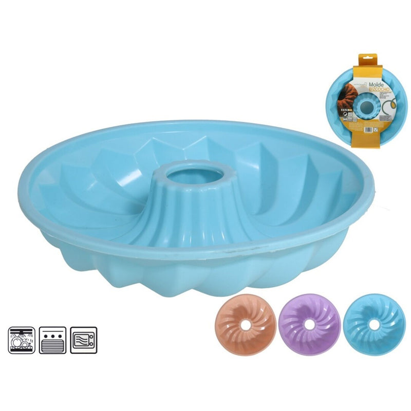 Molde selicona Bizcocho Elisa 23 Cm