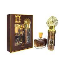 Set De Regalo Oud Al Lail Perfume 100ml+200ml Desodorante