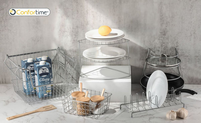 ORGANIZADOR TAPAS COCINA GREY 33.5 CONFO