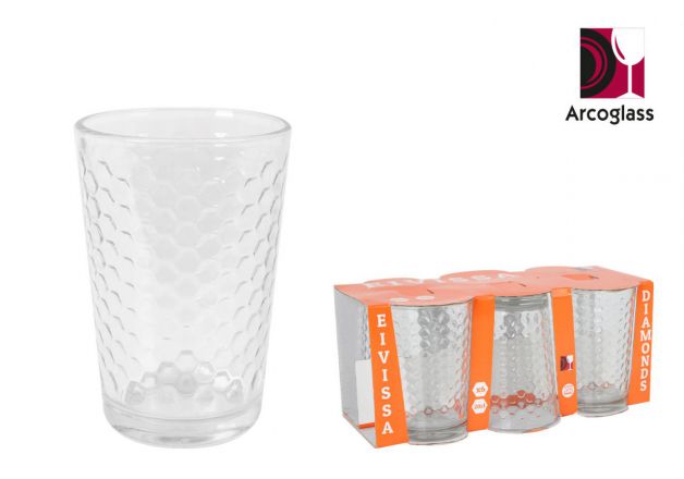SET 6 VASOS 200cc Eivissa DIAMONDS