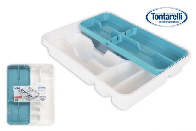 ORGANIZ. CUBIERTOS DOBLE 31x39.5 MIXY