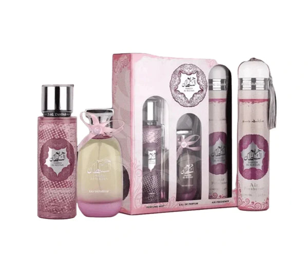 Set de regalo de 3 piezas Hareem Al Sultan Colección Ard Al Zaafaran