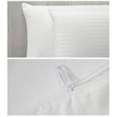 Funda de almohada “cutí” con cremallera (para almohada disponible en  135/150 cm), blanco