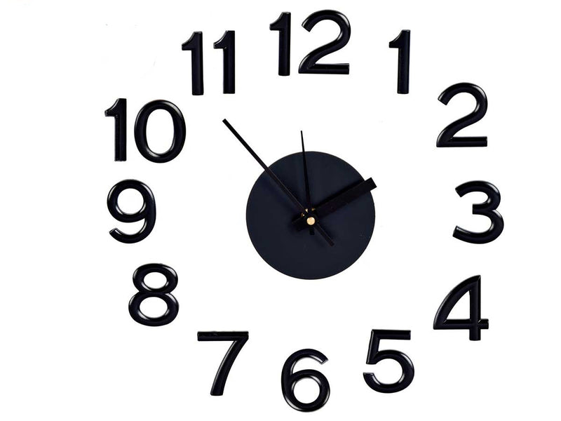 Reloj Pared Numeros Color Negro