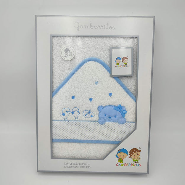 Capa/Toalla Bebe Color Azul