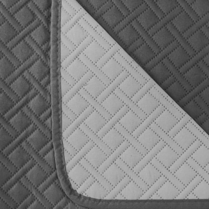 Cubre sofá Bicolor Gris Antracita / Gris Perla
