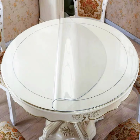 Mantel transparente de mesa redonda 90 cm  Ø Diametro